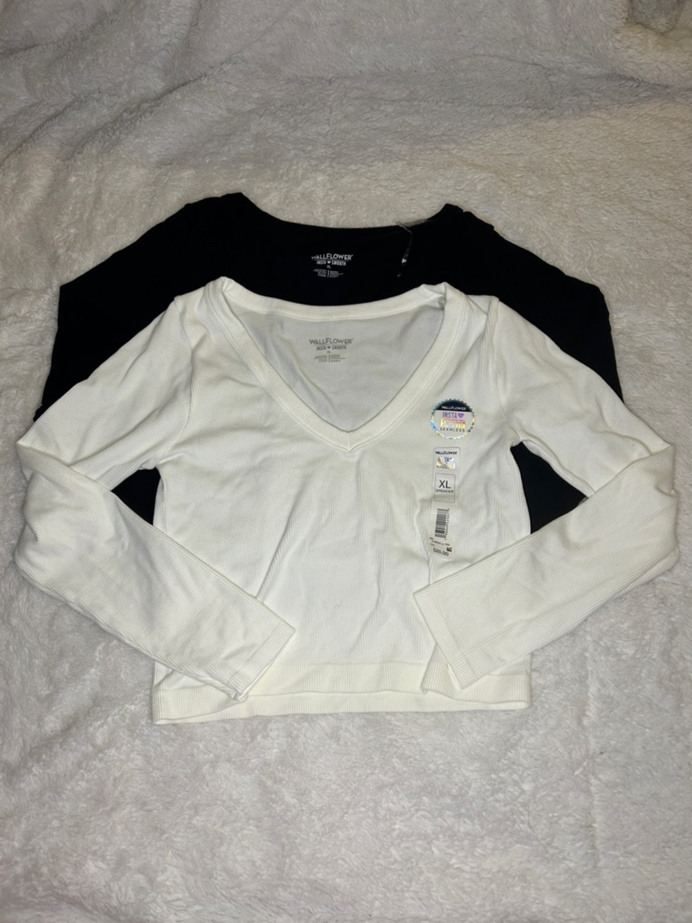 Wildflowers Bundle Long-Sleeve V-Neck Ribbed Tops